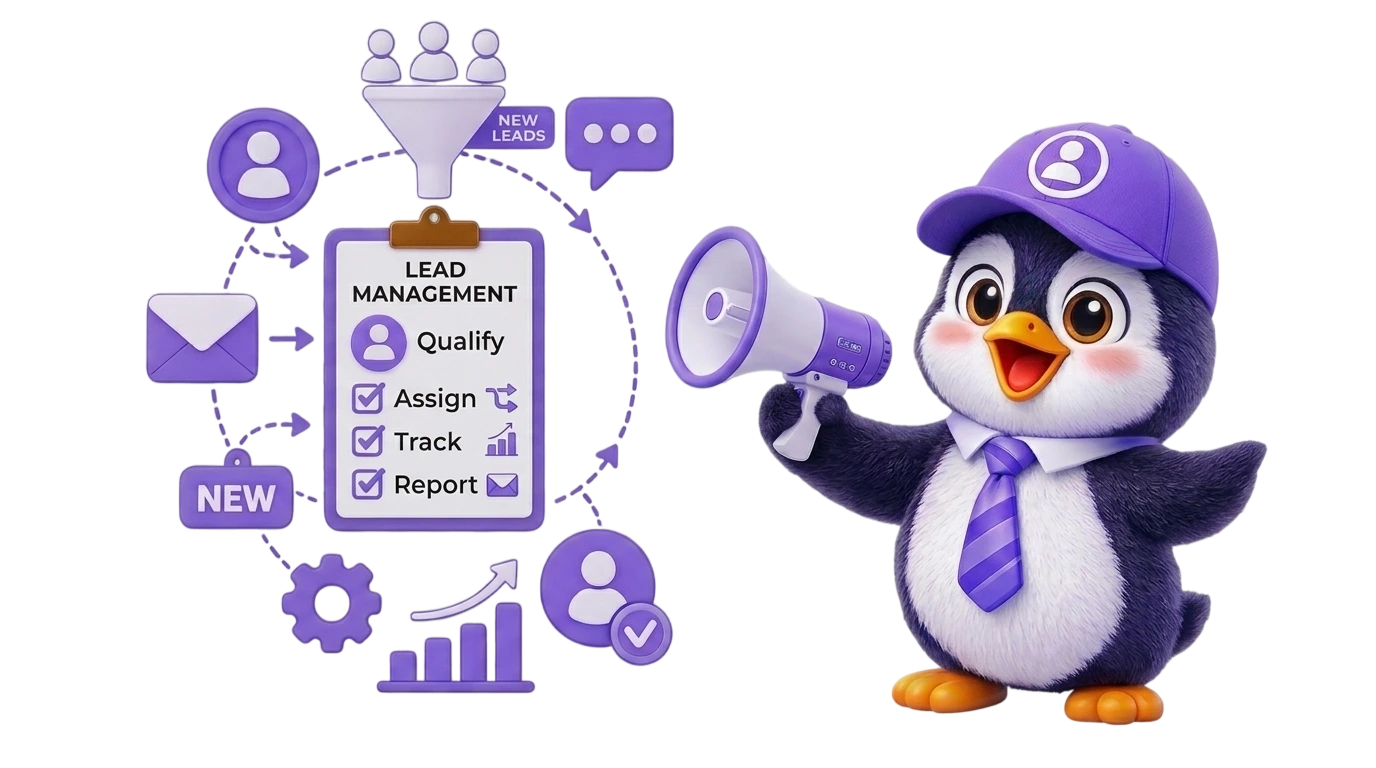 Lead management pipeline, jobs, and team assignment